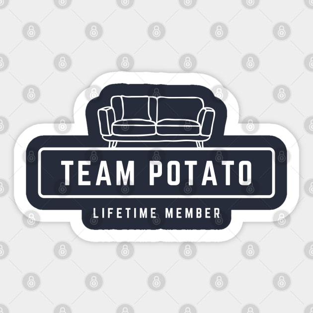 Team Potato Sticker by tofupanic
